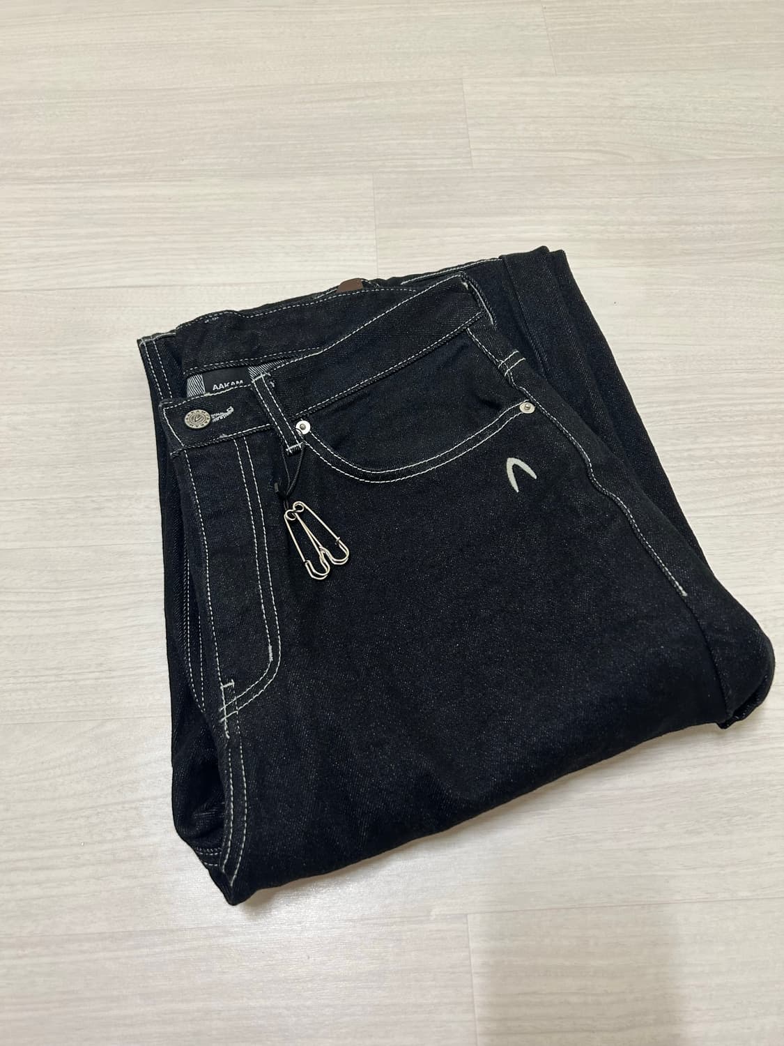 AAKAM Needlework Carpenter Denim Pants 상품이미지3