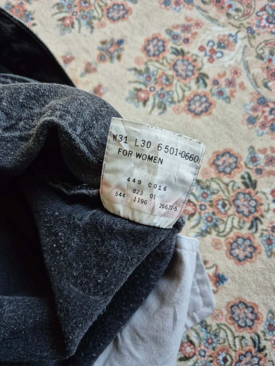 90s 미국 제조 501 흑청 상품이미지6