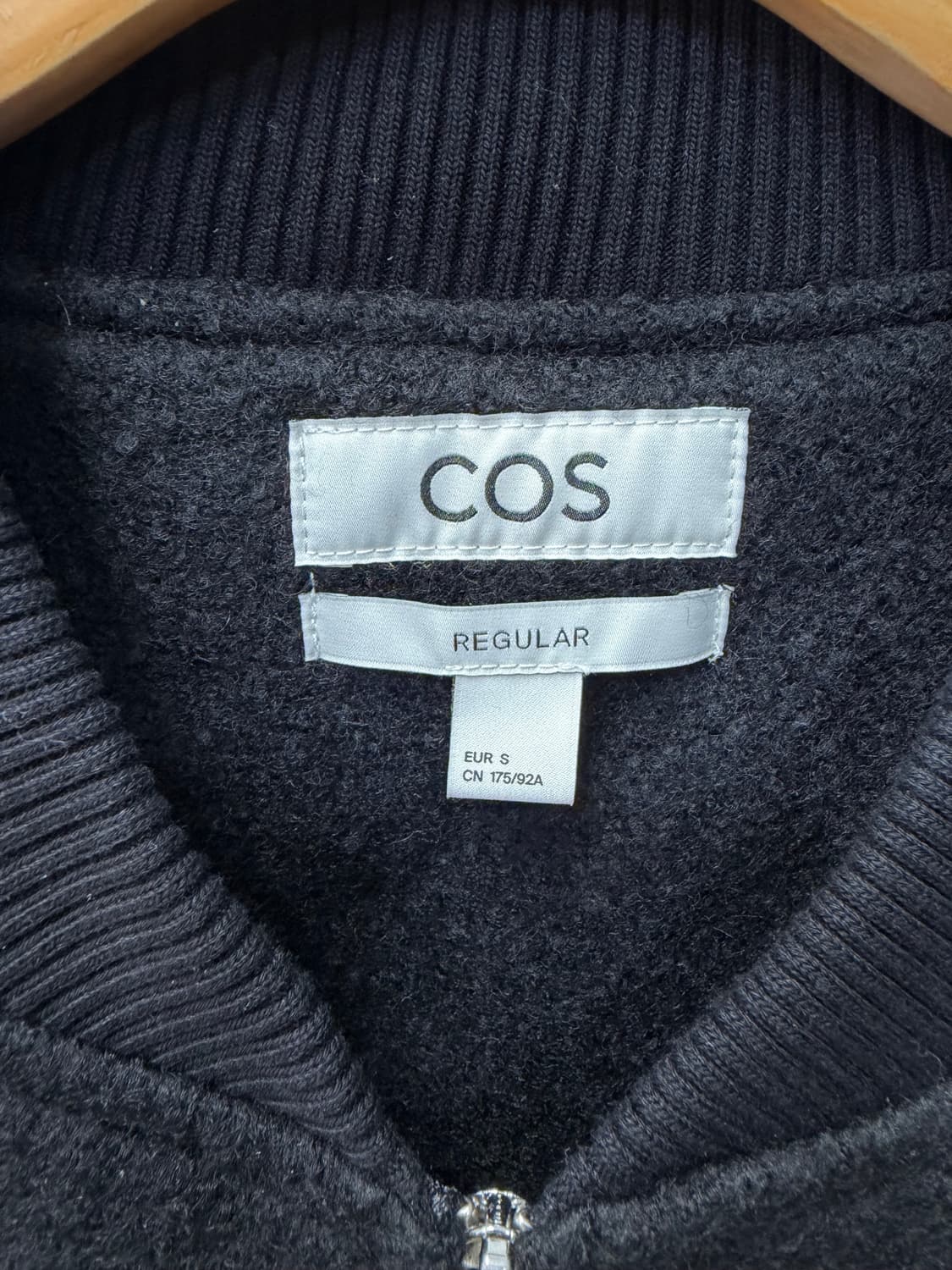 정품) COS 코스 남성 레귤러핏 집업 자켓 S 상품이미지6