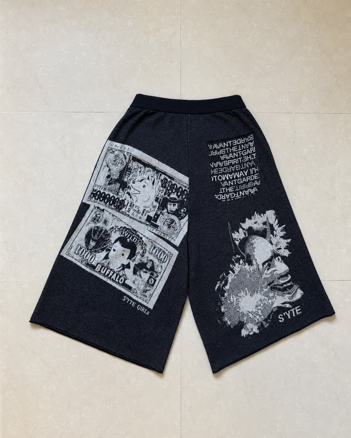YOHJI YAMAMOTO S'yte skull jacquard pant 상품이미지2