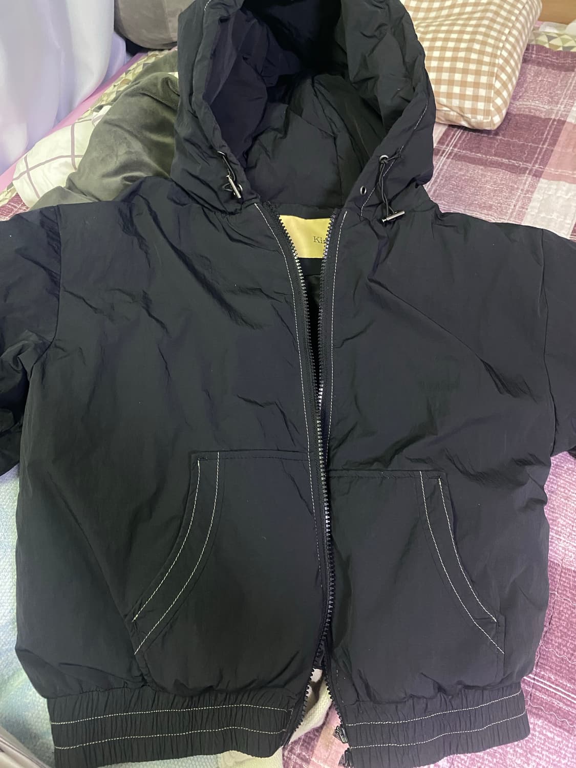 마뗑킴 크롭후디패딩 상품이미지1