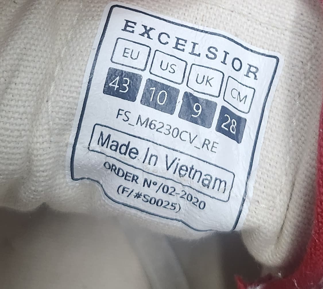 Excelsior 엑셀시오르 스니커즈 280mm 상품이미지8