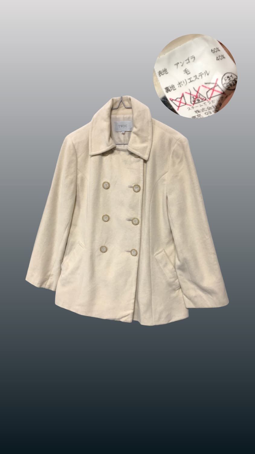 크림아이보리 더블자켓 상품이미지2