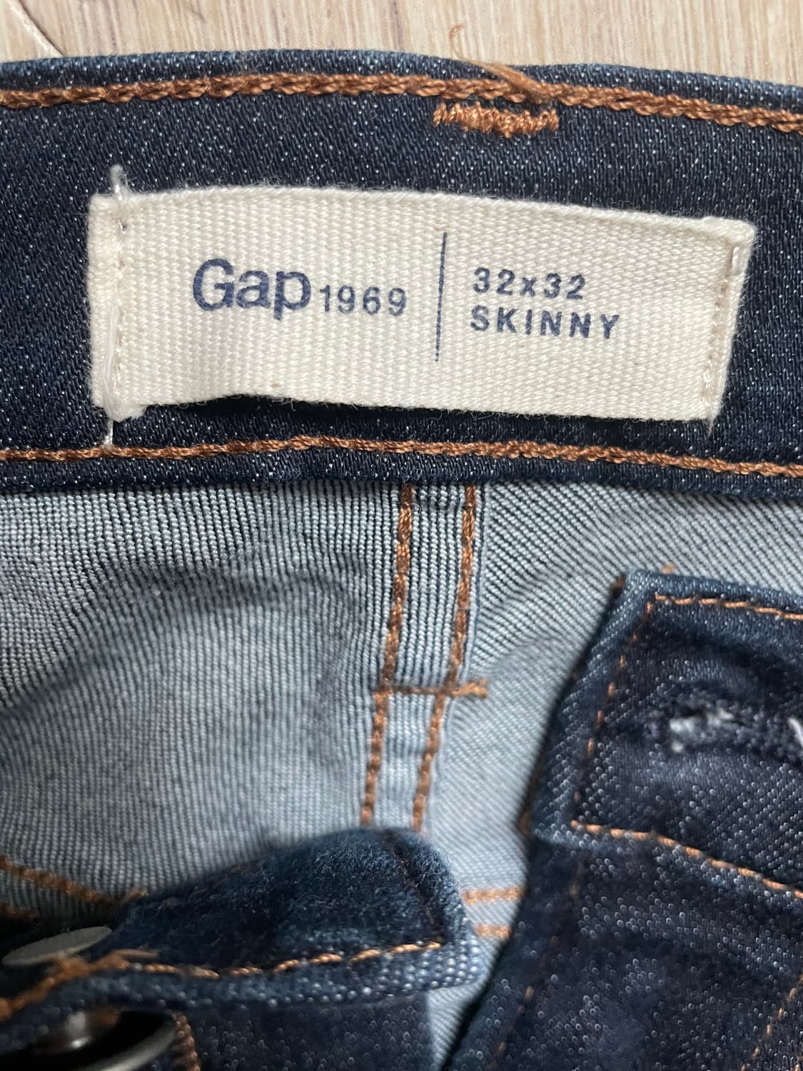 32 x 32 스키니 데님 팬츠 상품이미지3