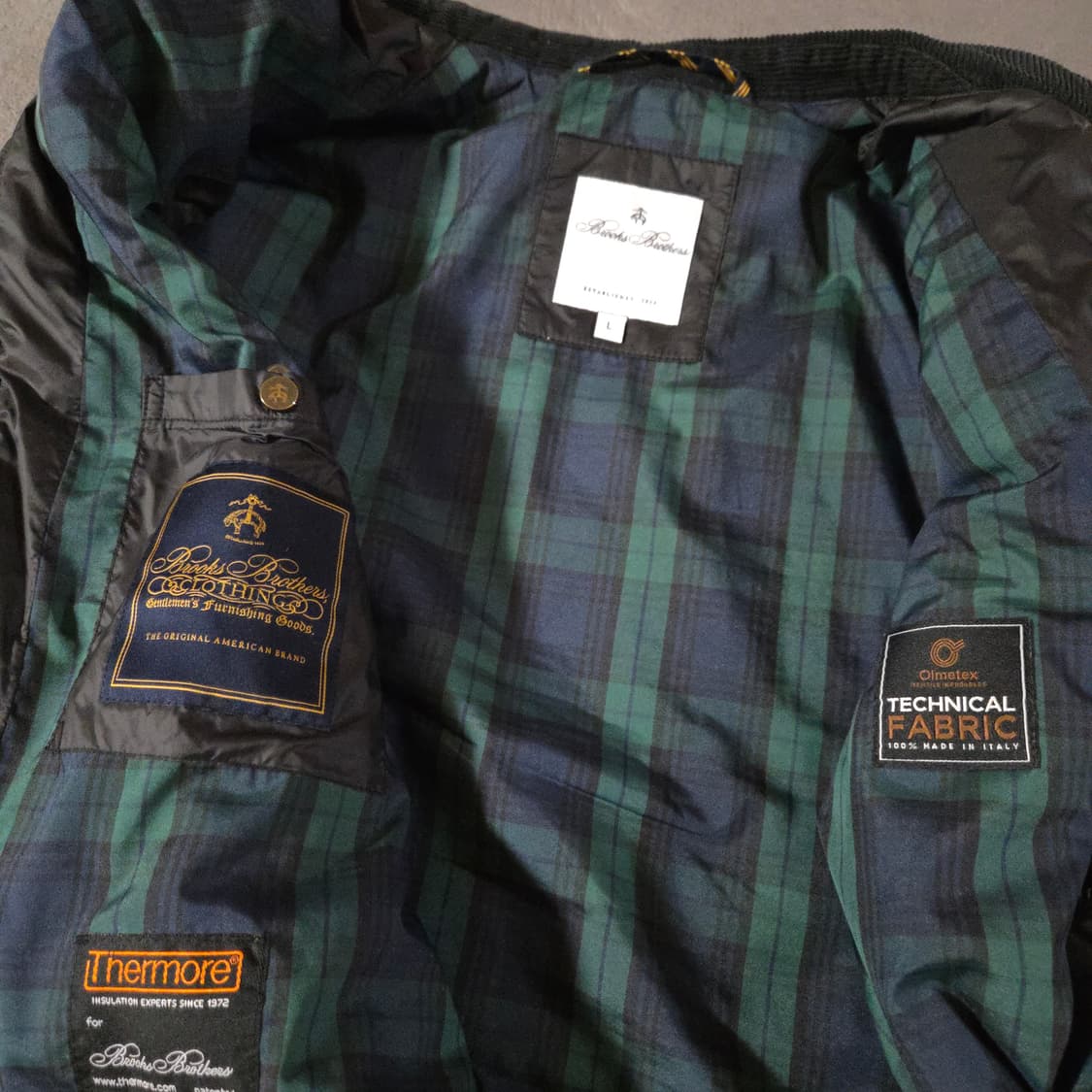 브룩스브라더스 여성 퀼팅 자켓 L 77 블랙 상품이미지8