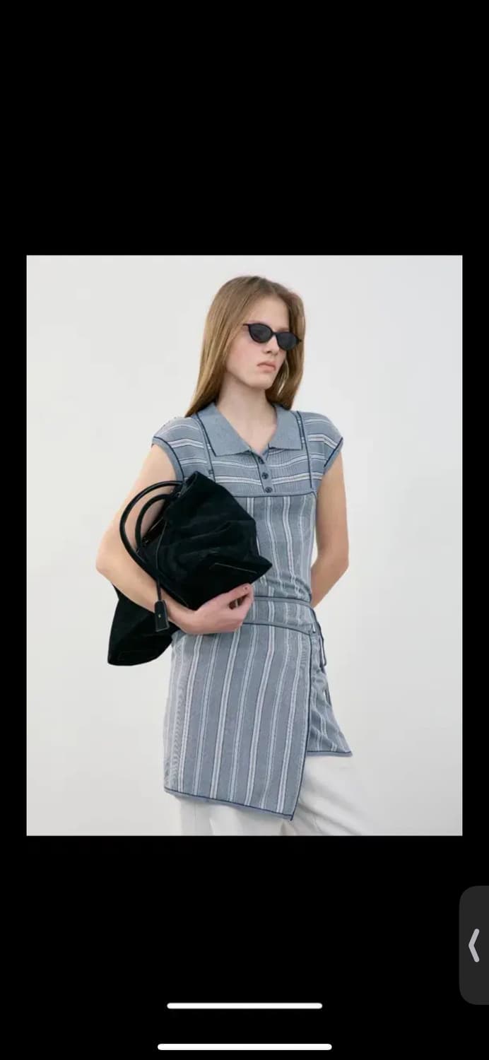 로우클래식 하리콧 블랙 스웨이드 숄더백 상품이미지3