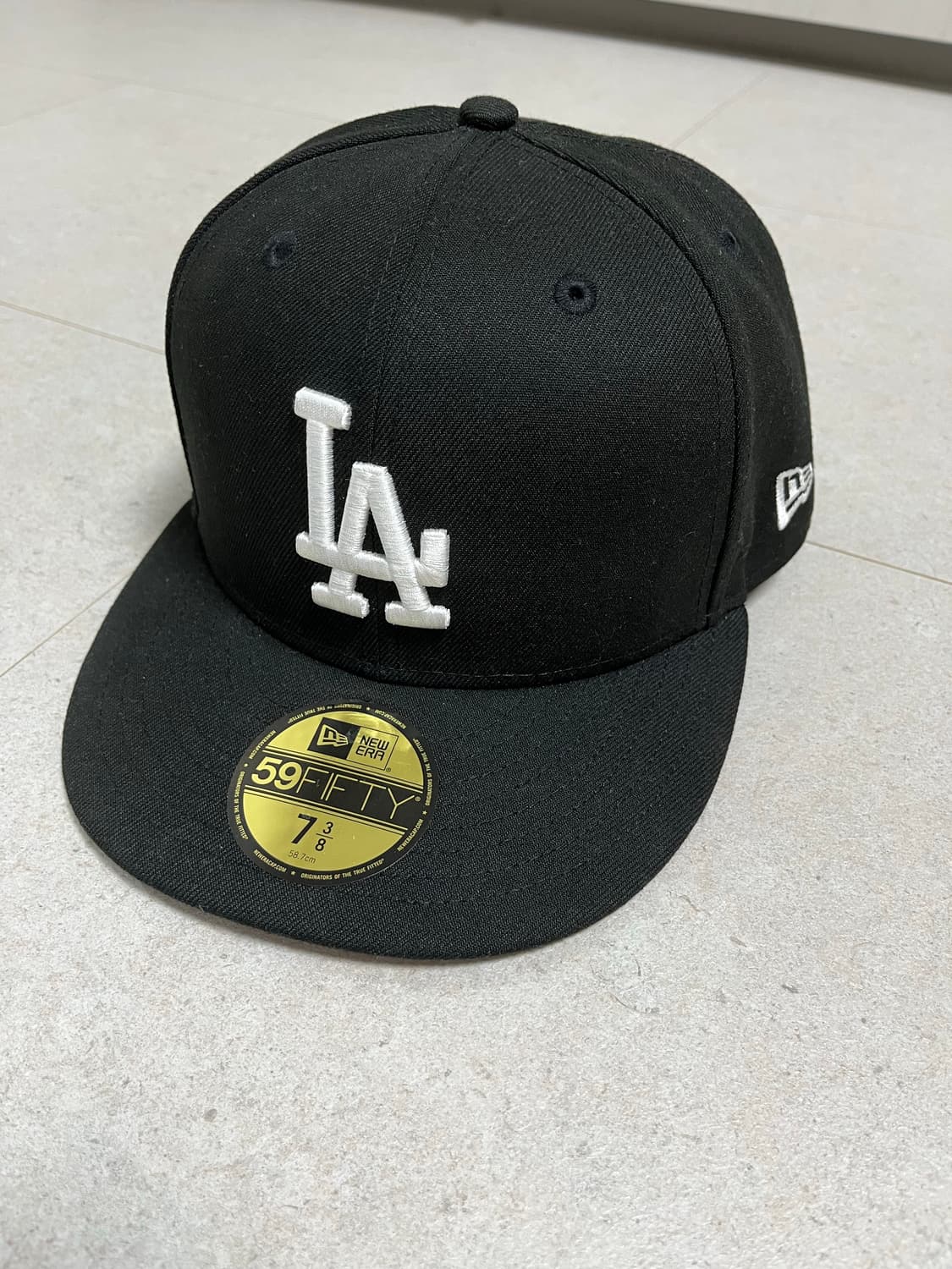 뉴에라 MLB LA 다저스 베이직 피티드 캡 블랙 738 상품이미지2