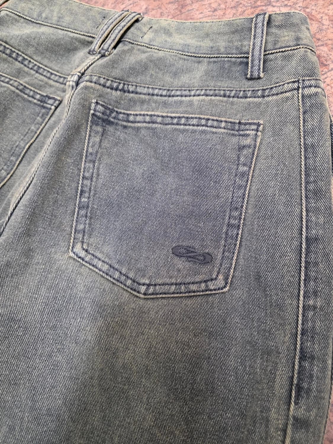 밀로아카이브 워싱 부츠컷 데님 팬츠 블랙진 28 상품이미지6