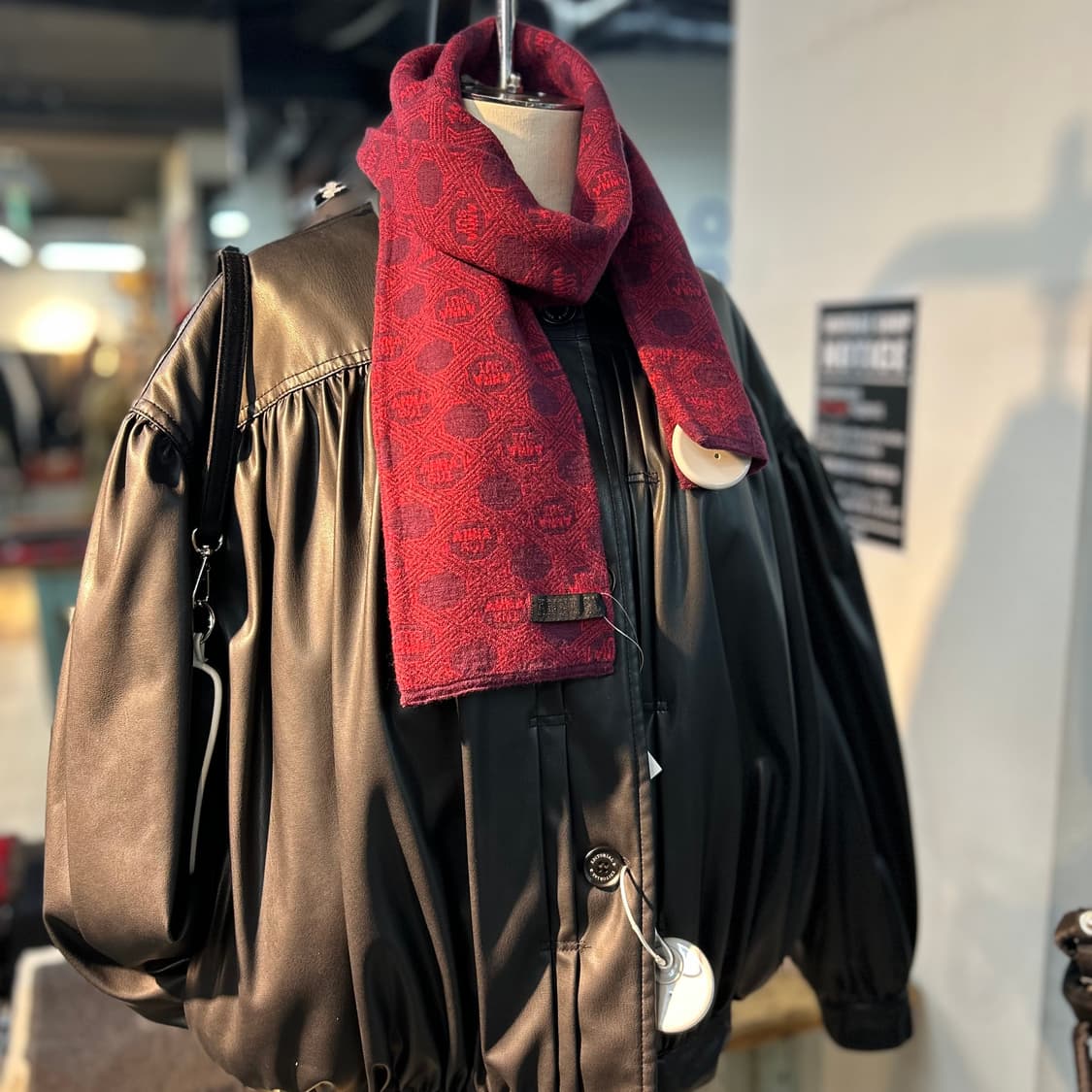 Anna Sui Purple Logo Knit Muffler 상품이미지6