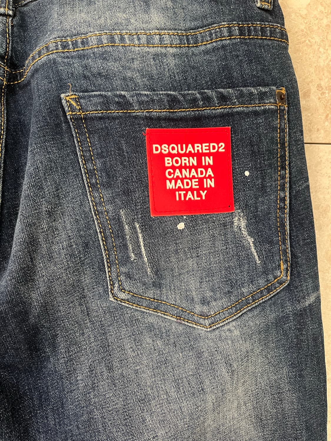 디스퀘어드2 데미지 워싱 청바지 50(34사이즈) 정품 상품이미지5