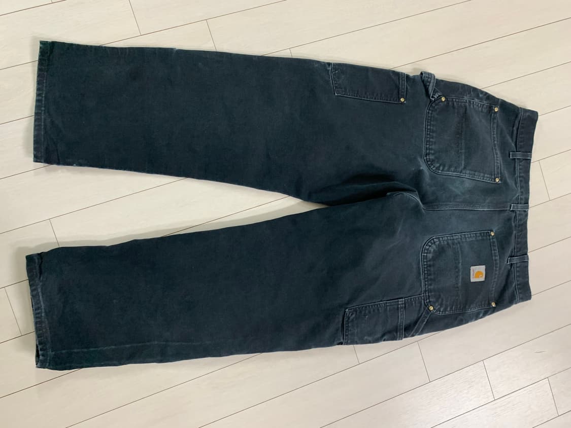 빈티지 칼하트 더블니 블랙 상품이미지2