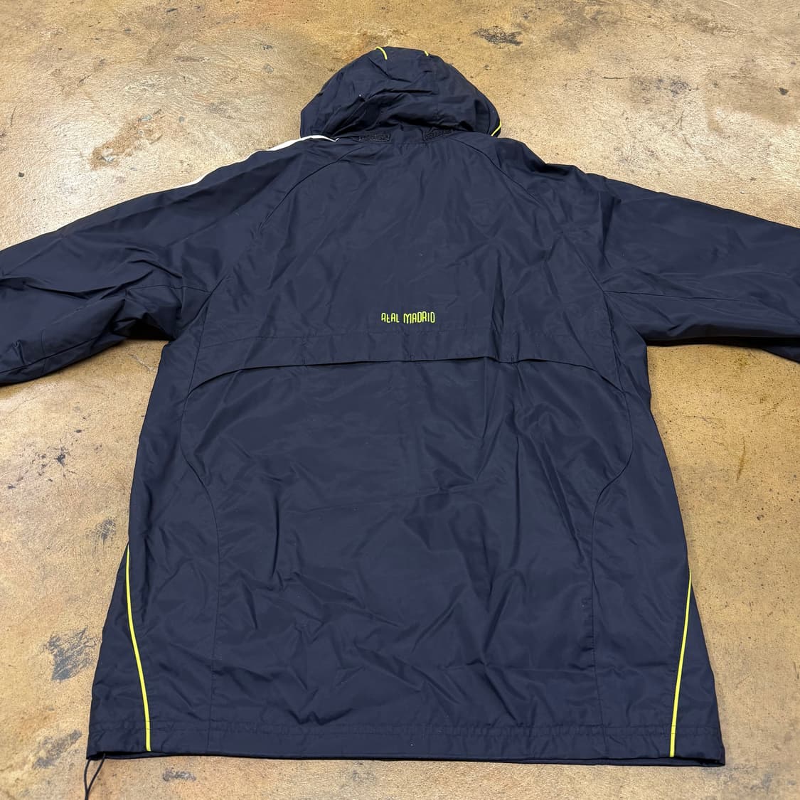 [정품/100] 아디다스 레알마드리드 후드 바람막이 네이비 b19 상품이미지4