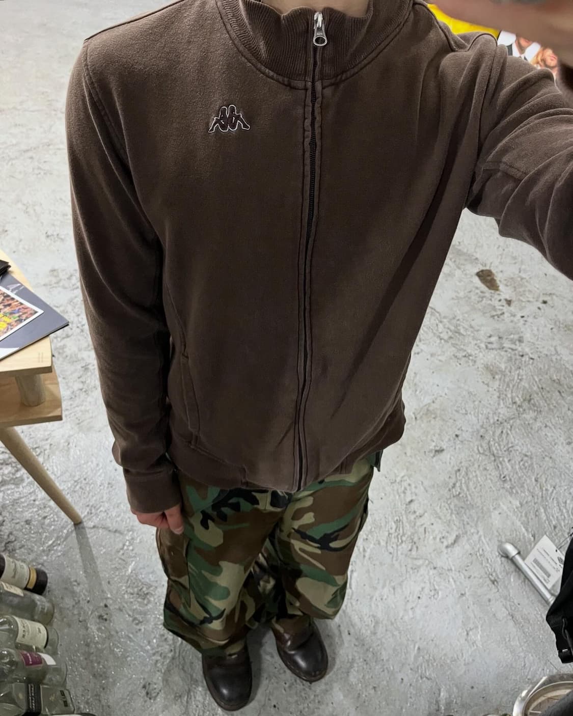 Kappa faded sweat zip up 상품이미지1