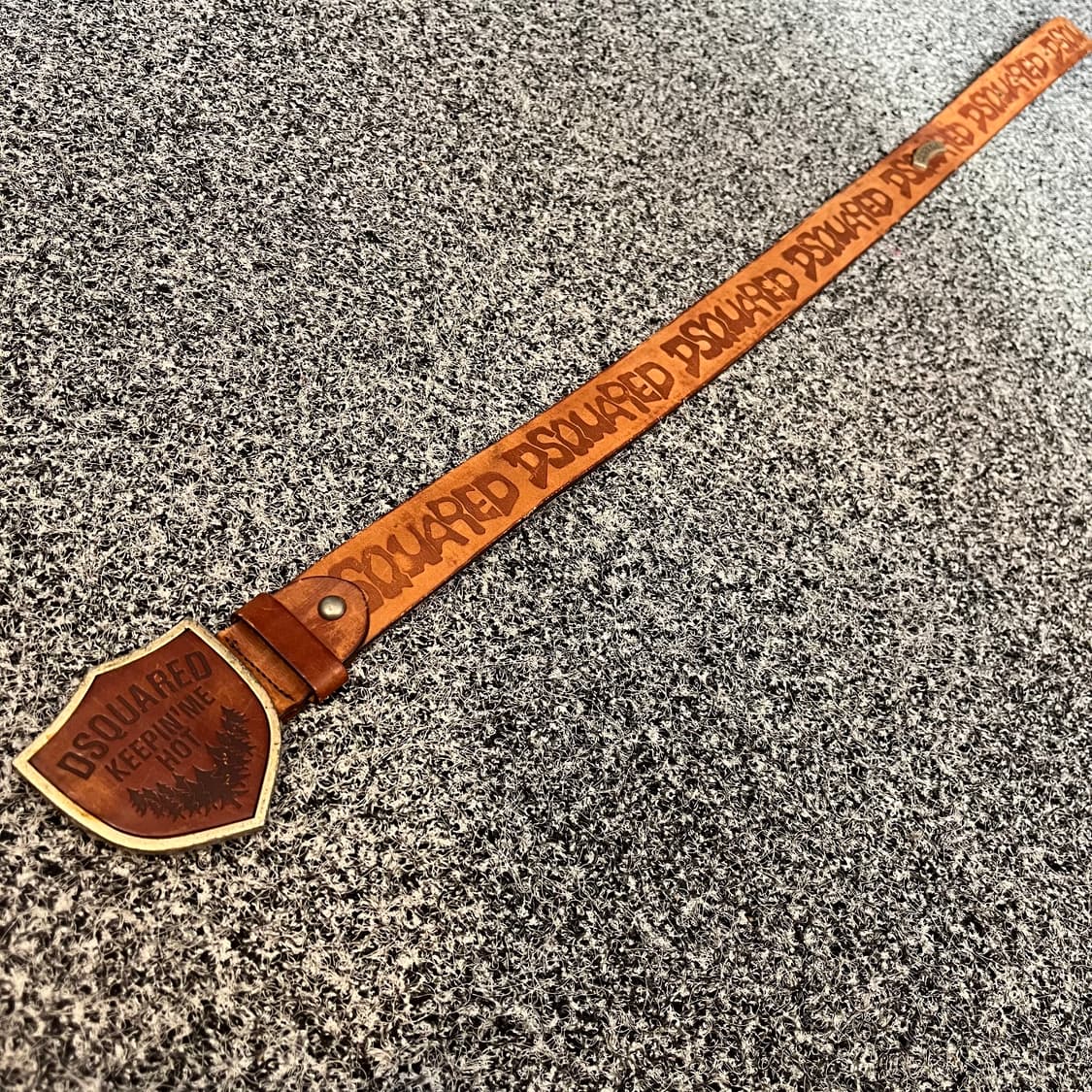 디스퀘어드 근본 빈티지 가죽 벨트 상품이미지3