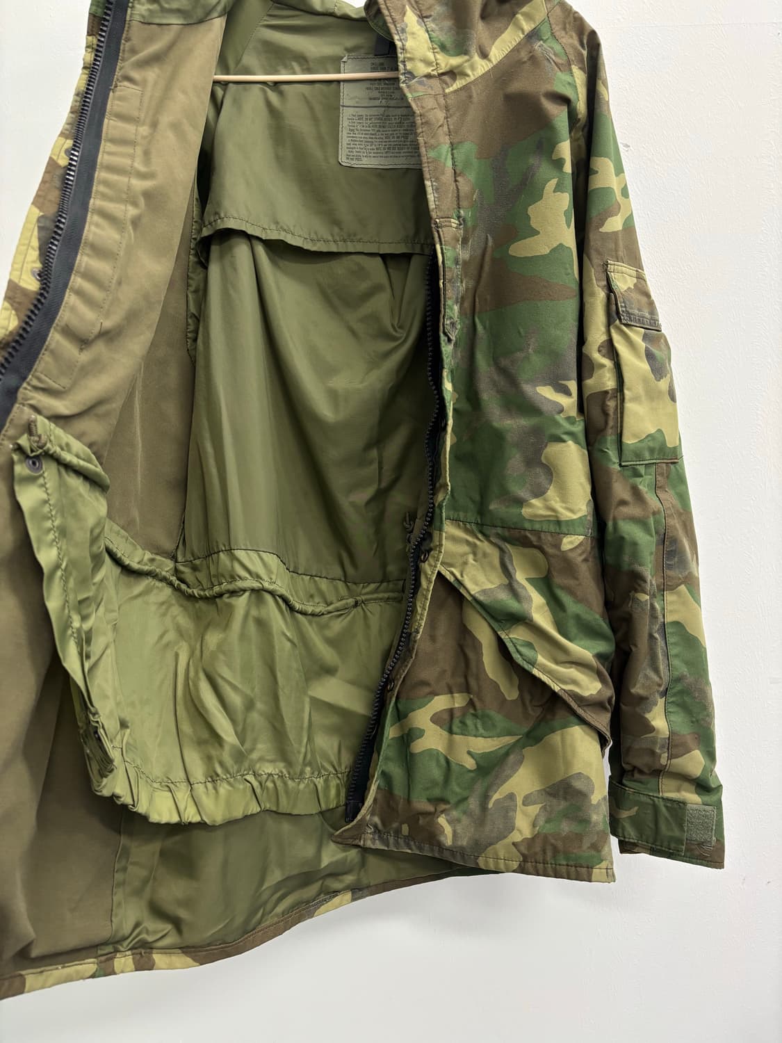 US 미군 우드랜드 고어택스 바람막이 자켓 상품이미지2