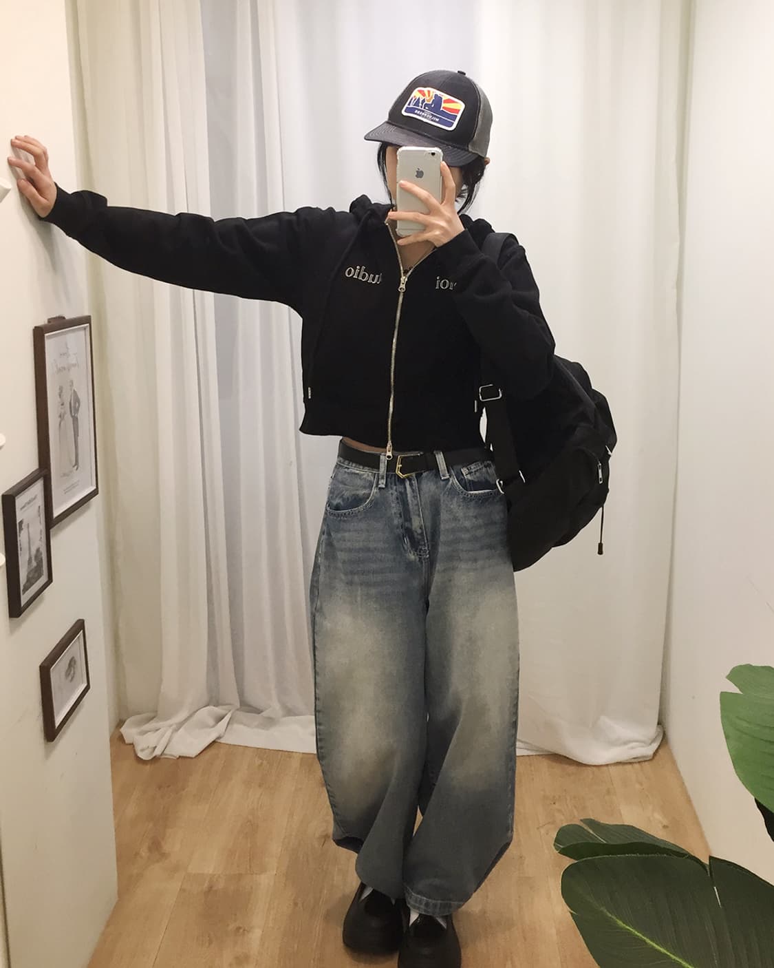 Women Oioi Hoodie Zip-up 100 상품이미지2