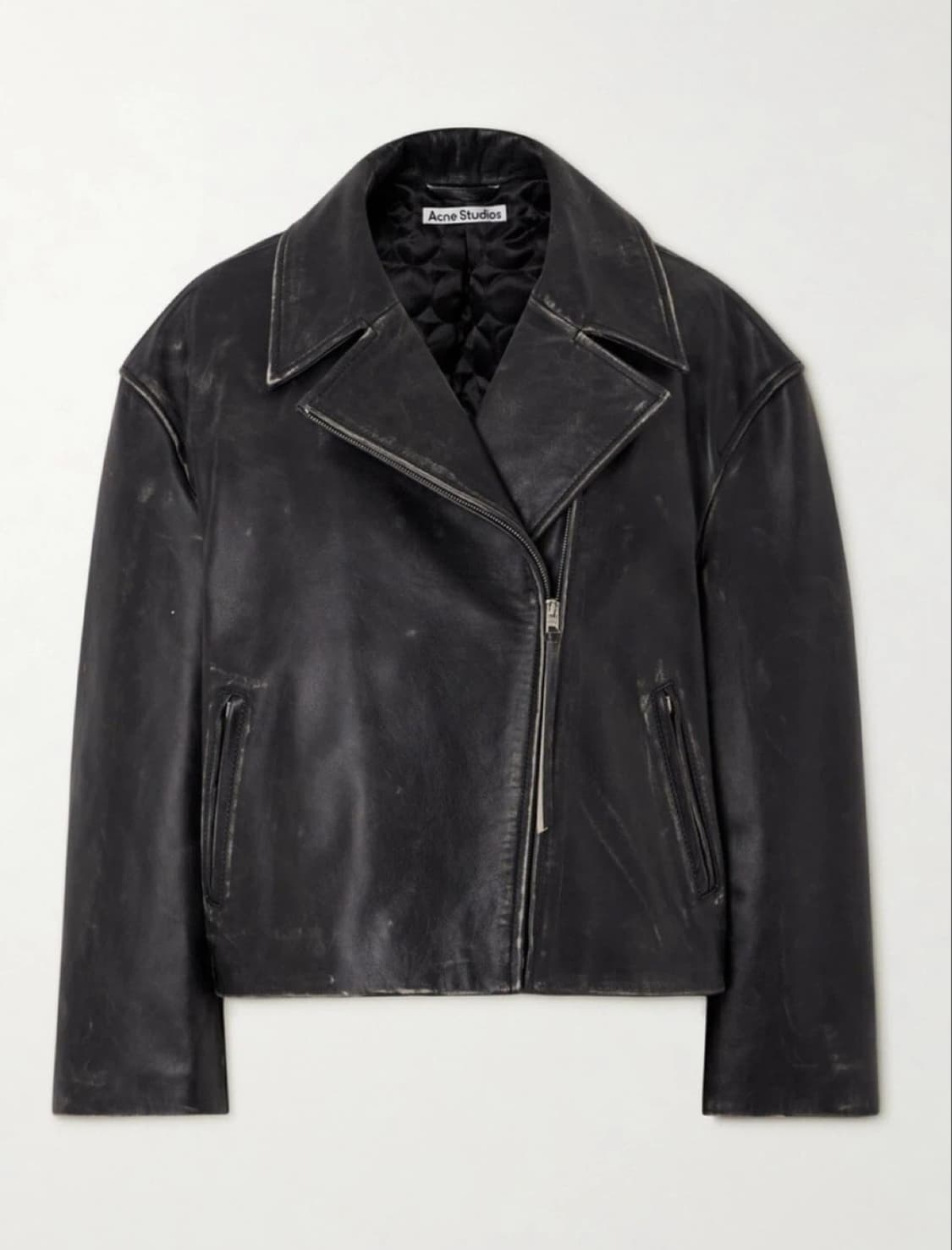 Acne Studios 아크네 스튜디오 빈티지 이펙터 레더 자켓 36 상품이미지1
