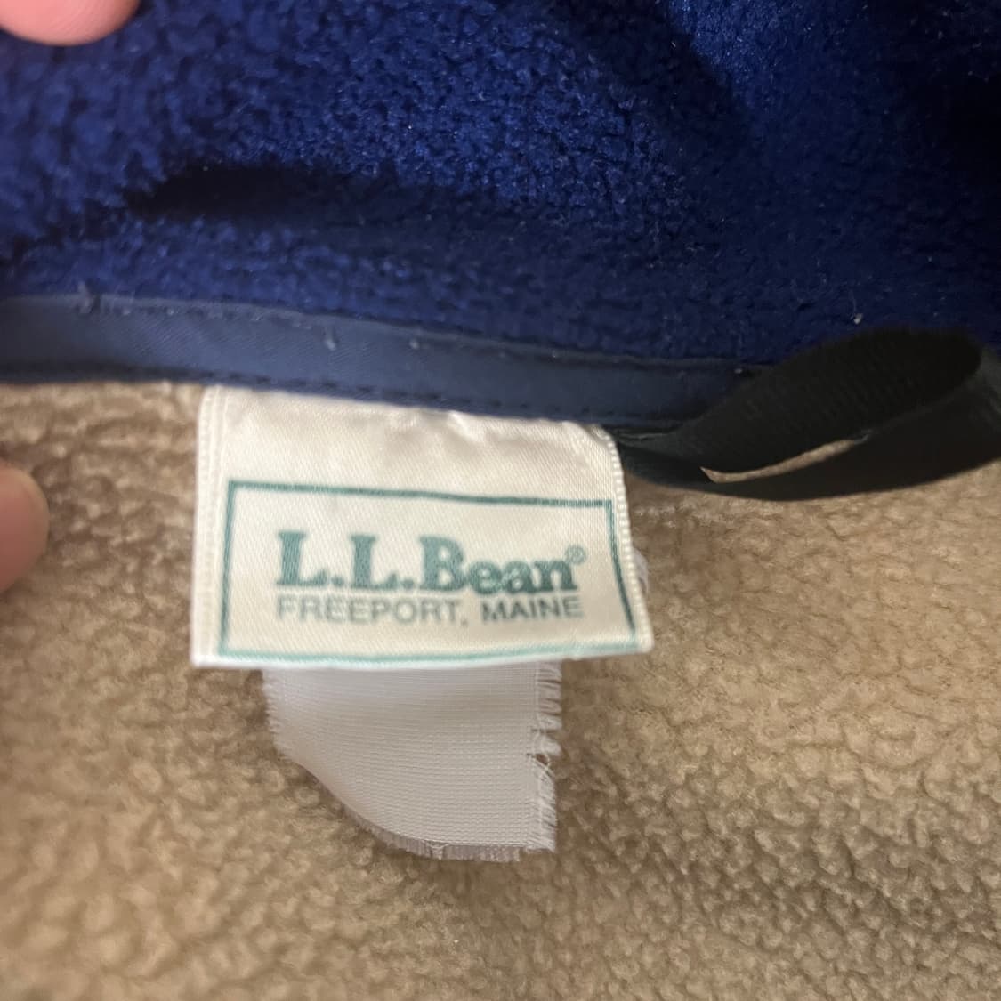 [XL] 90s L.L.Bean Fleece Jacket 딥파일 후리스 상품이미지3