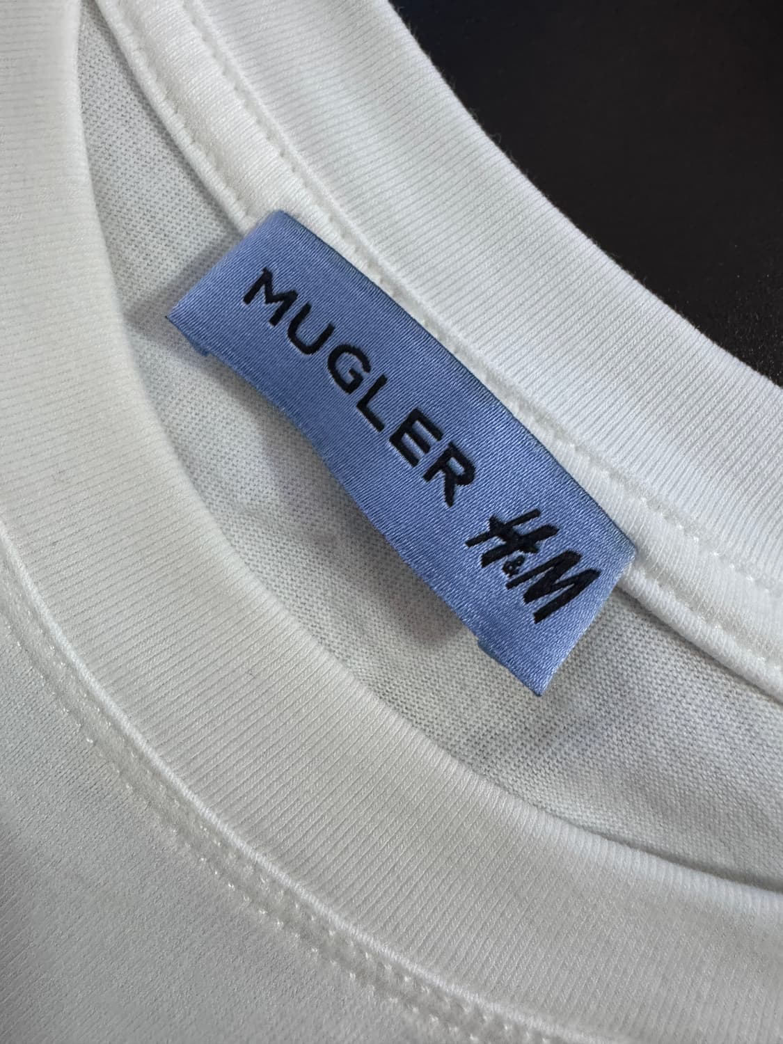 희귀!! Mugler x H&M 프린팅 오버핏 반팔 티셔츠 XL 상품이미지4