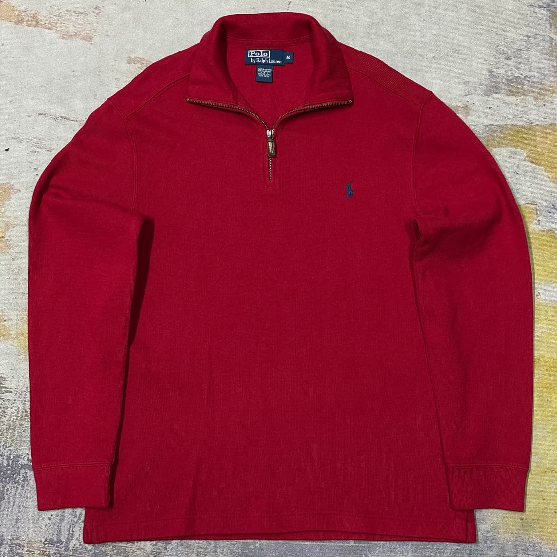 폴로랄프로렌 하프집업 코튼 니트 m 상품이미지1