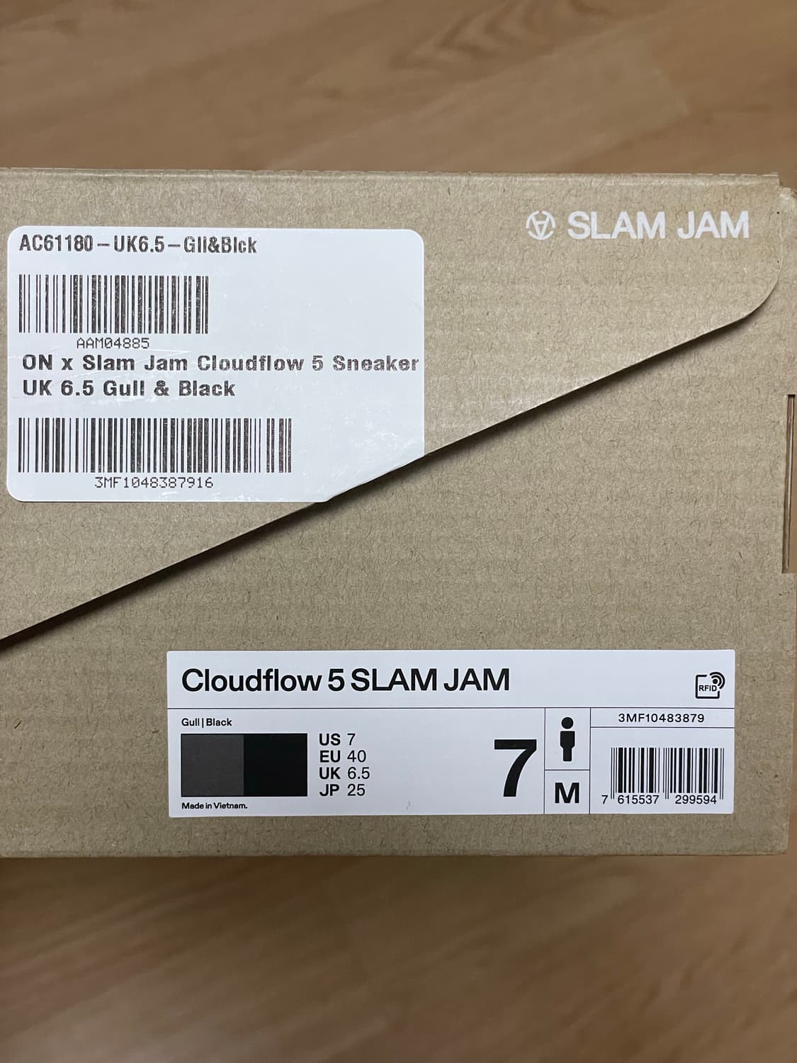 [250] 온러닝 X 슬램잼 클라우드플로우5 굴블랙(✨새상품) 상품이미지4