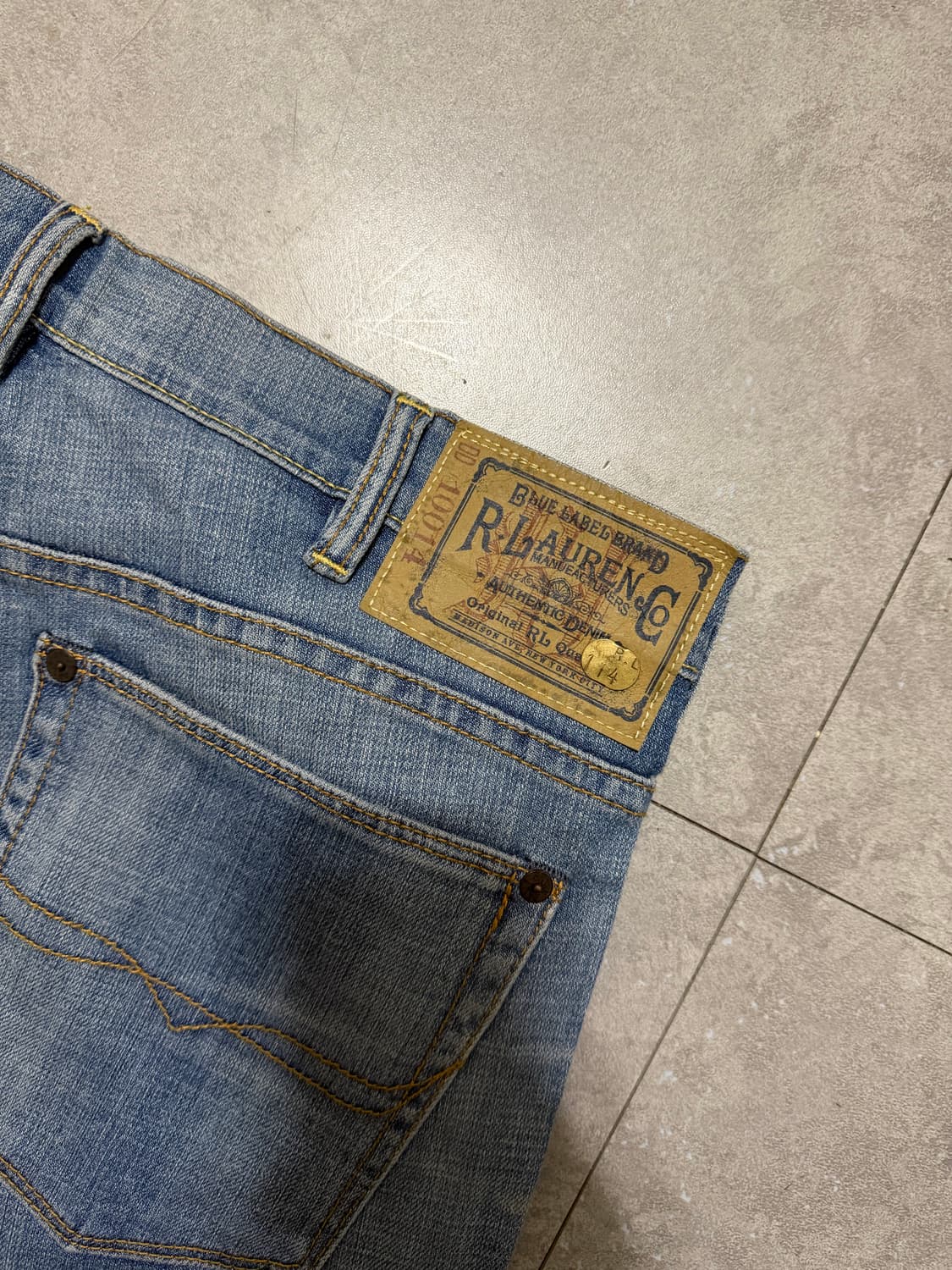 랄프로렌  폴로 트리베카114   빈티지  부츠컷  데님 팬츠  30인치 상품이미지9