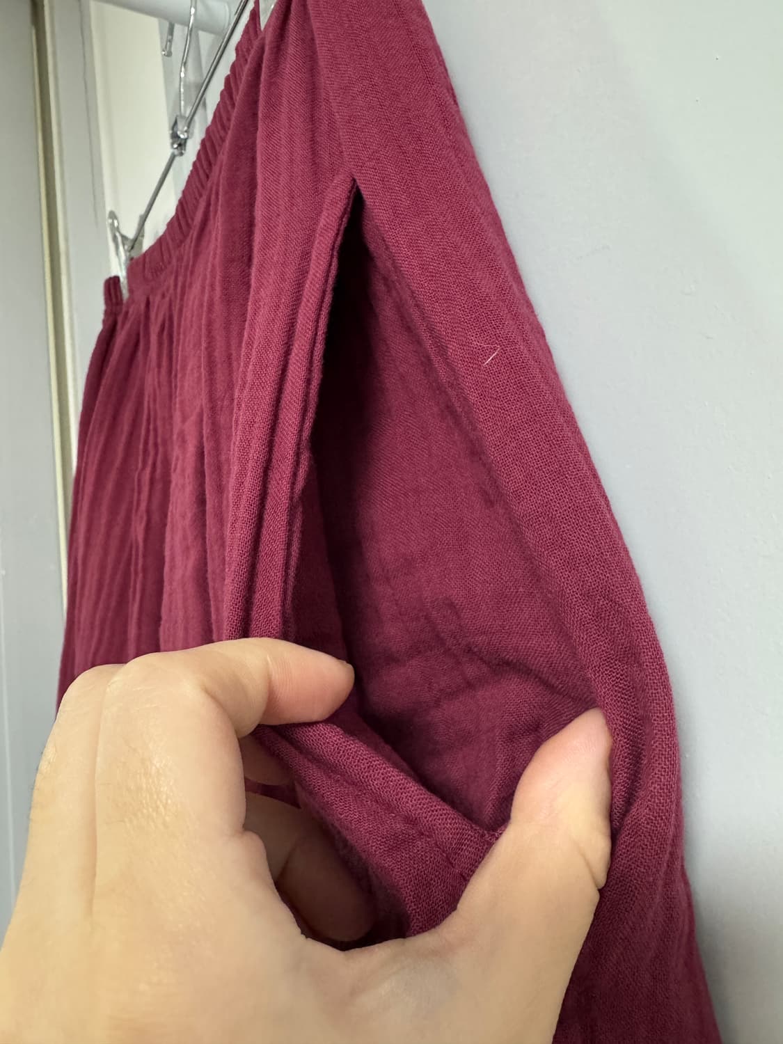 맑음복 바지 레드 상품이미지4