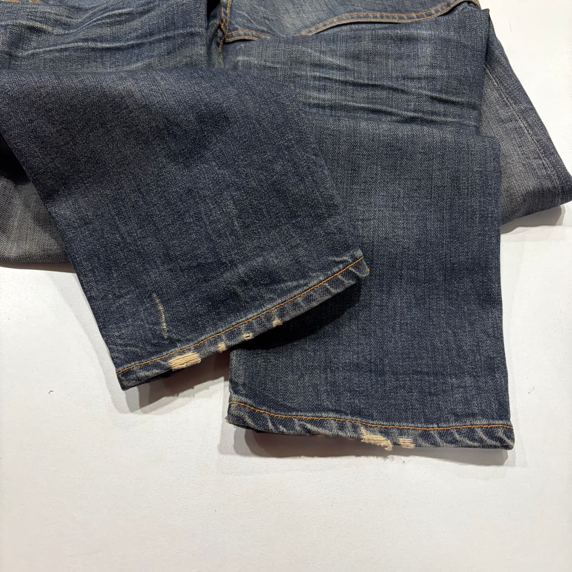 [31x32] 누디진 데미지 디테일 데님 팬츠 청바지 C893 상품이미지6