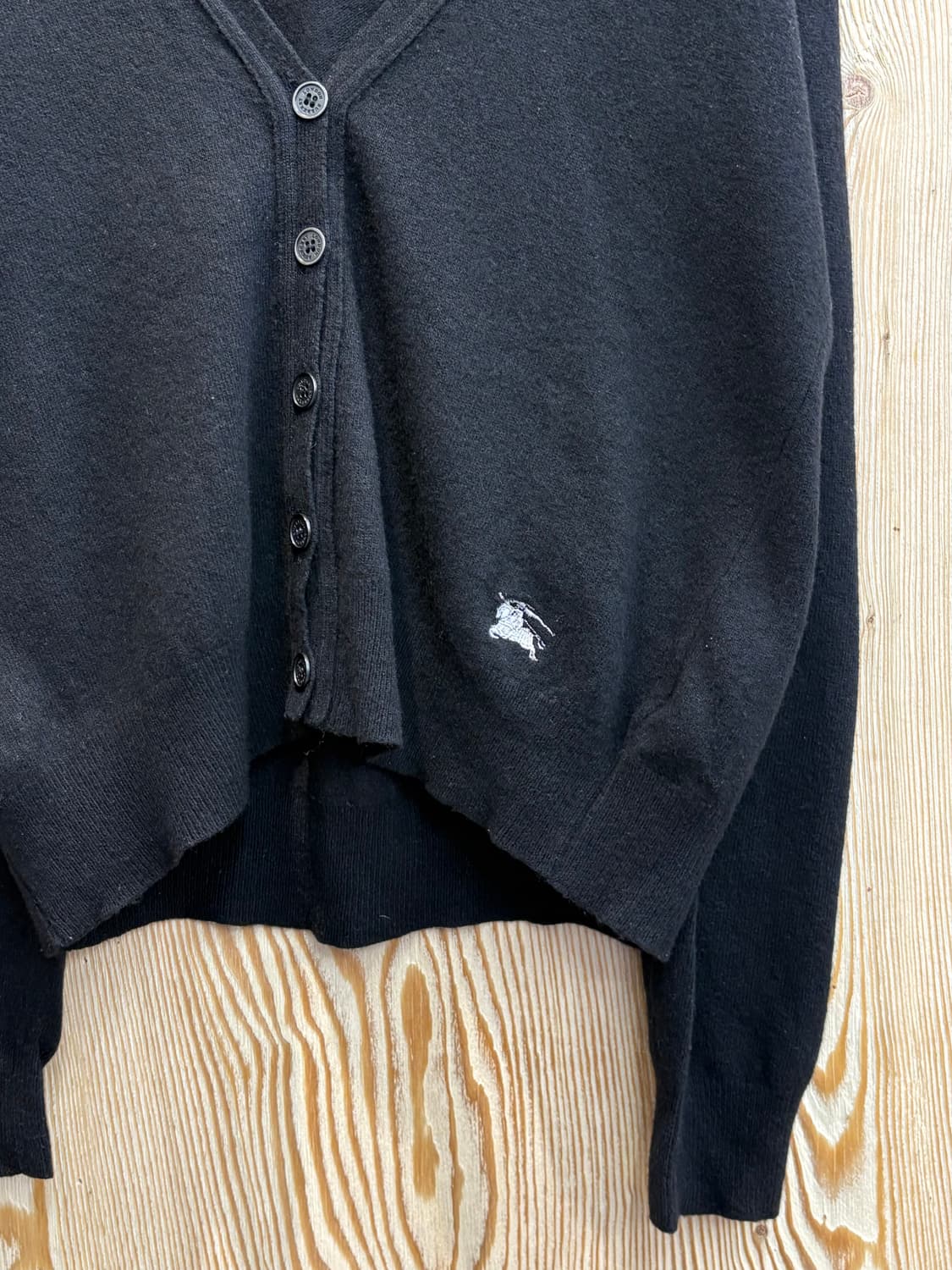 버버리 벰톤 체크 패치 가디건 상품이미지2