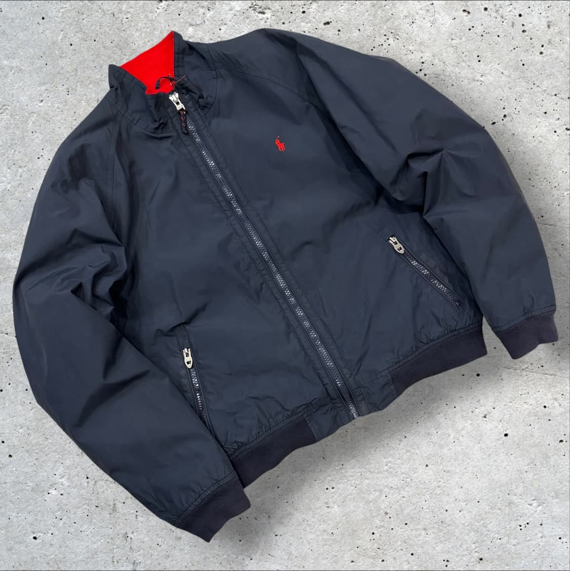 [XL] 폴로 랄프로렌 기모안감 폴리 네이비 블루종 점퍼 D536 상품이미지1