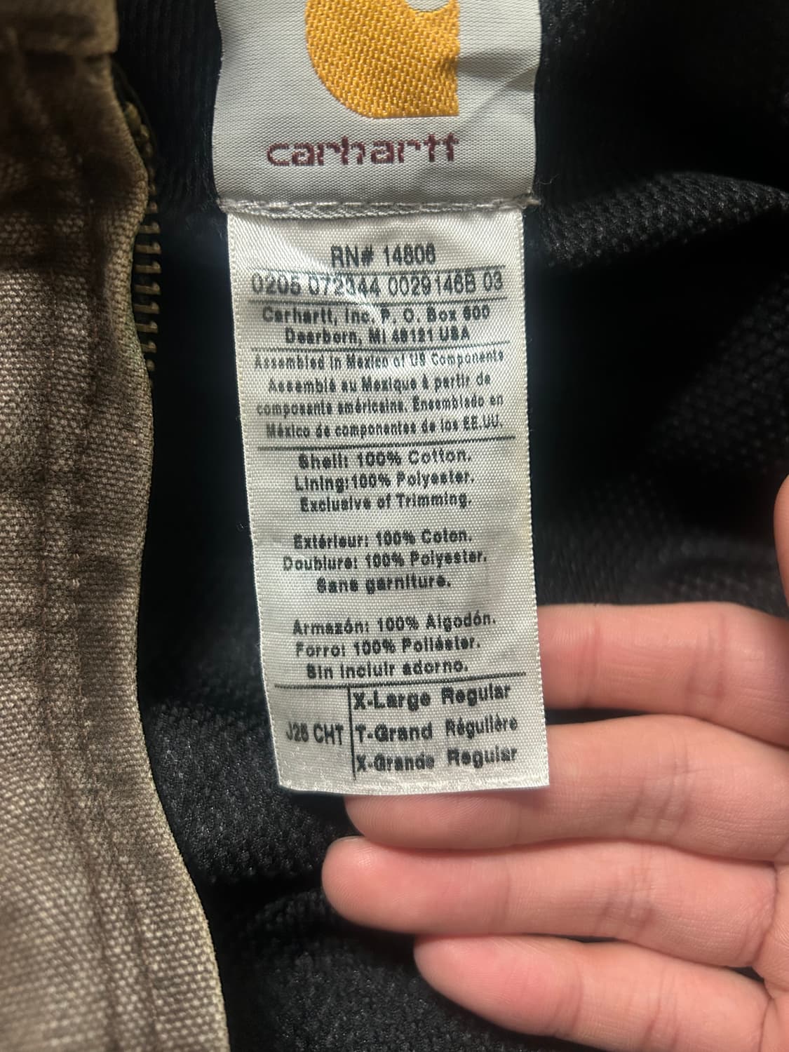 칼하트 후드티 S 상품이미지6