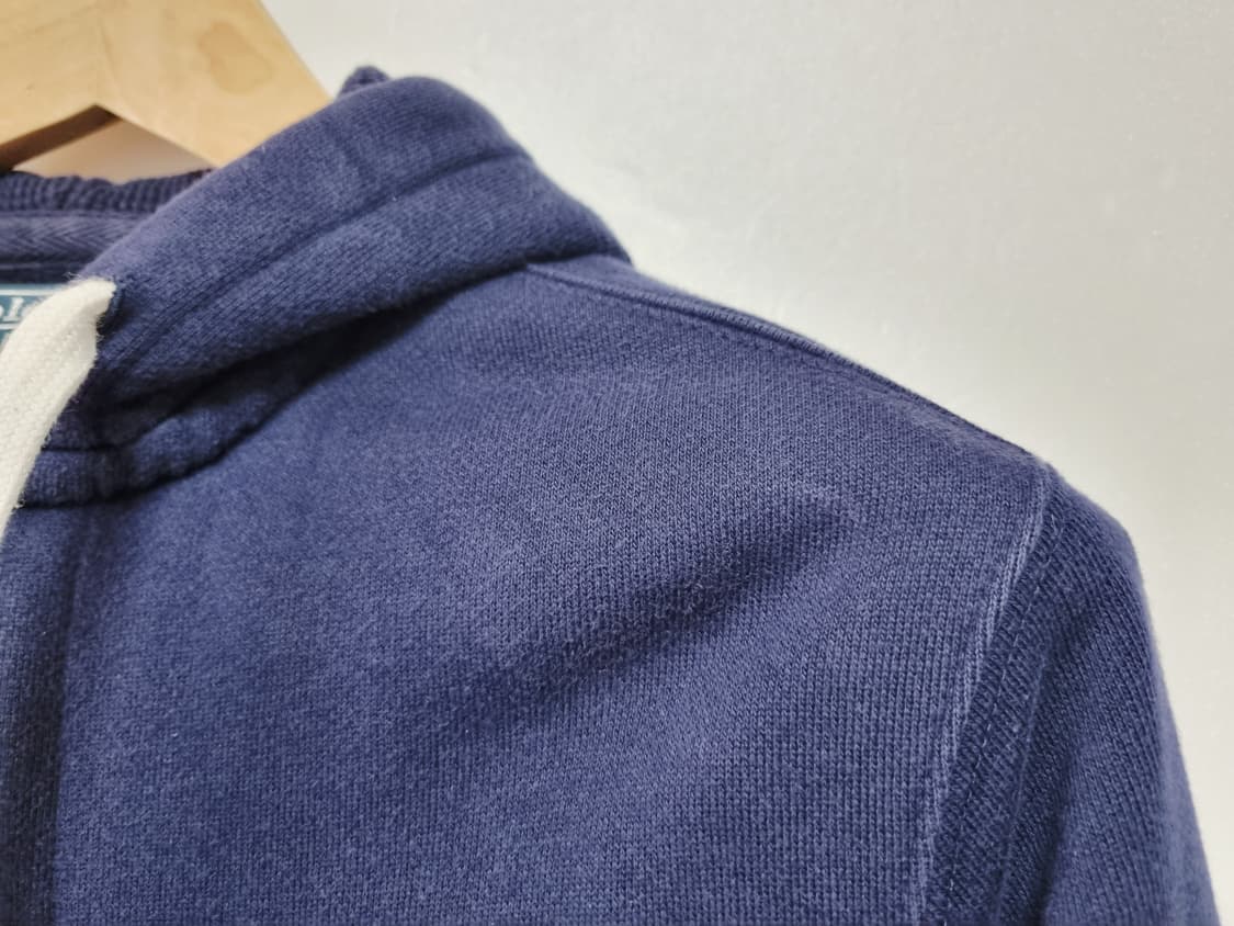 남성 여성 빈티지 두산 폴로 긴팔 후드 집업 상품이미지4