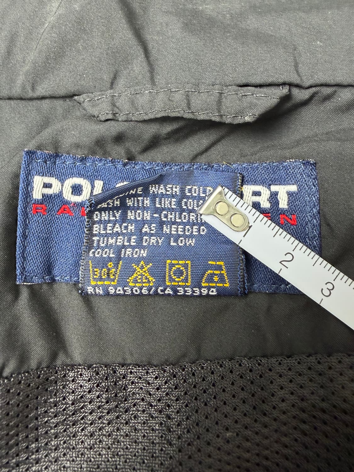 90s Polo Sport Polyester Jacket (black) 상품이미지5