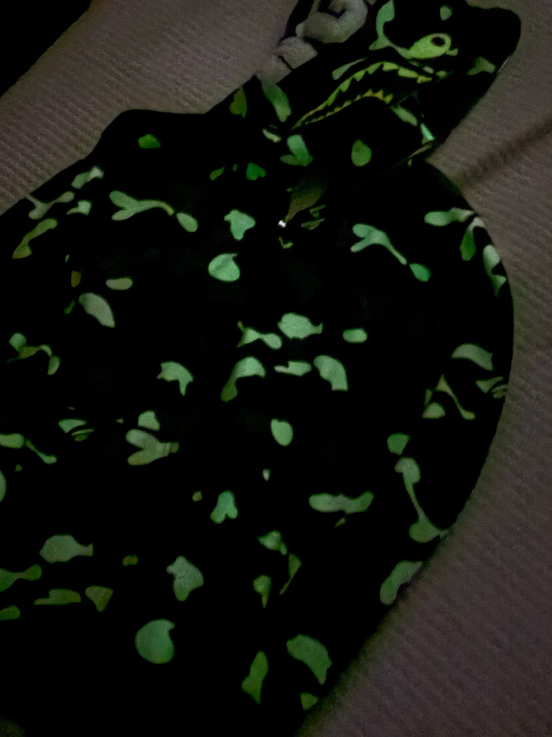 베이프 빈티지 시티카모 야광 흑계 후드집업 XXL 상품이미지2