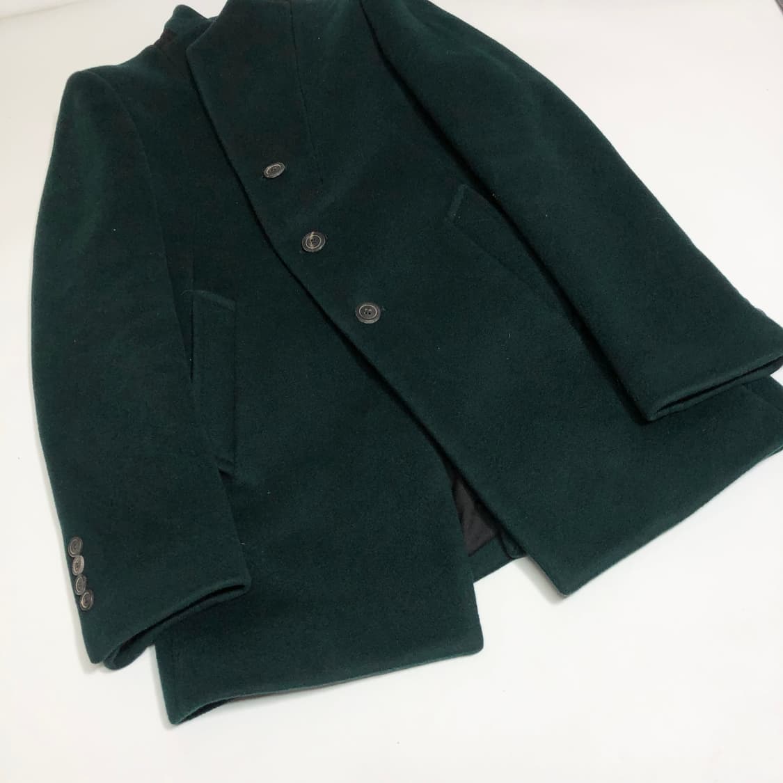 Time 타임 울 캐시미어 하프 코트 m 상품이미지5