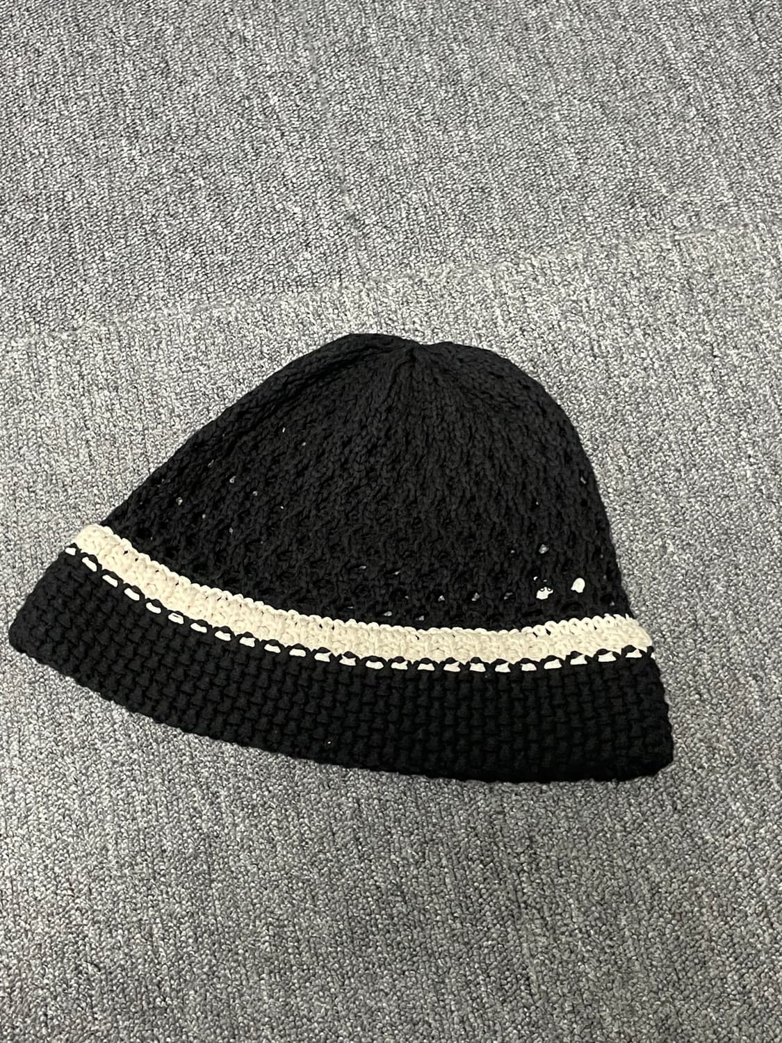 문선 니트 버킷햇 상품이미지1