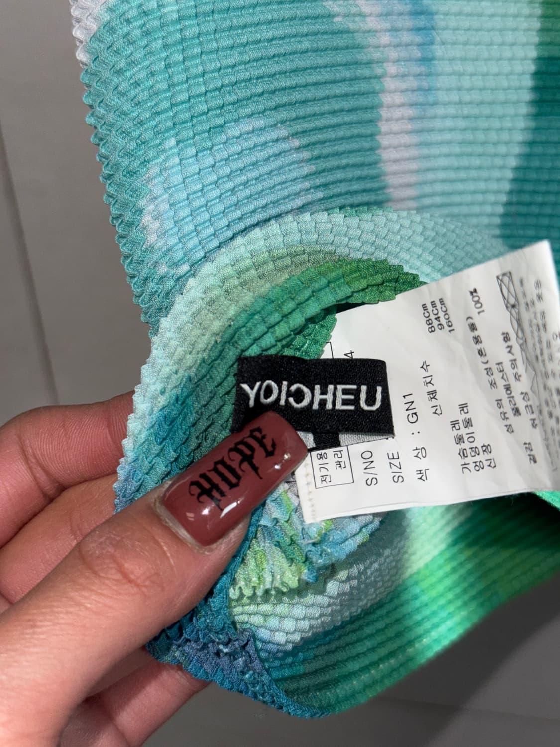 YOICHEU blue circle pleats half blouse 상품이미지5