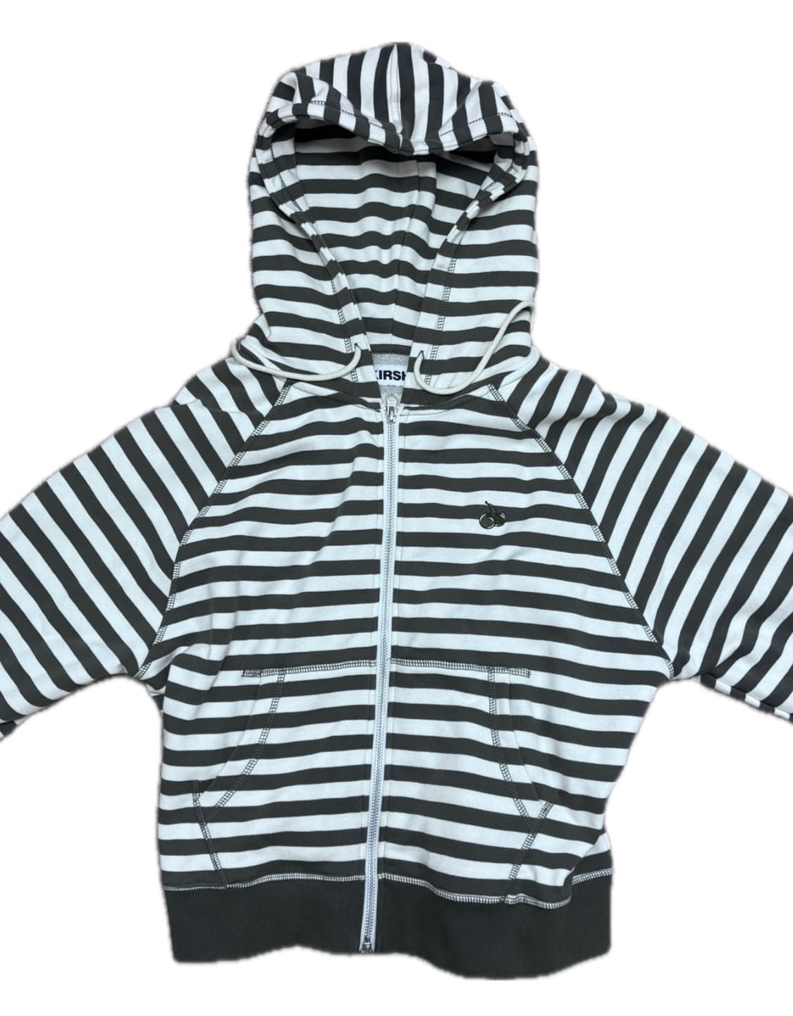 키르시 스트라이프 후드 집업 상품이미지1