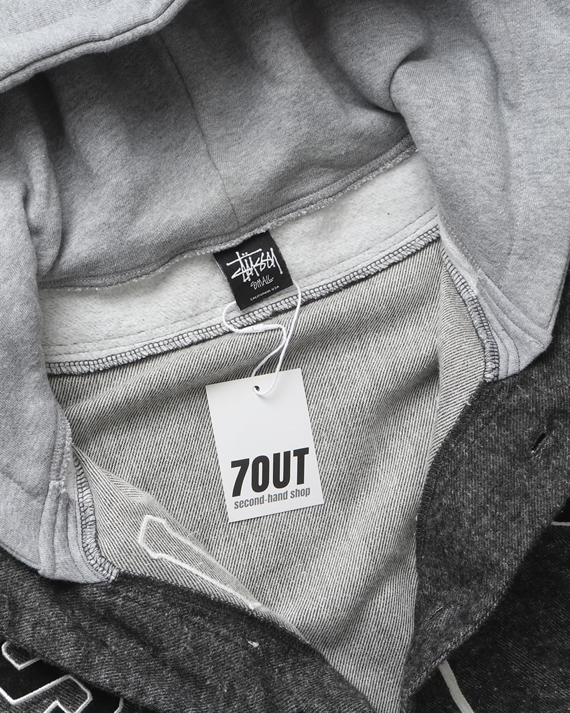 STUSSY Layered Baseball Hoodie 상품이미지7