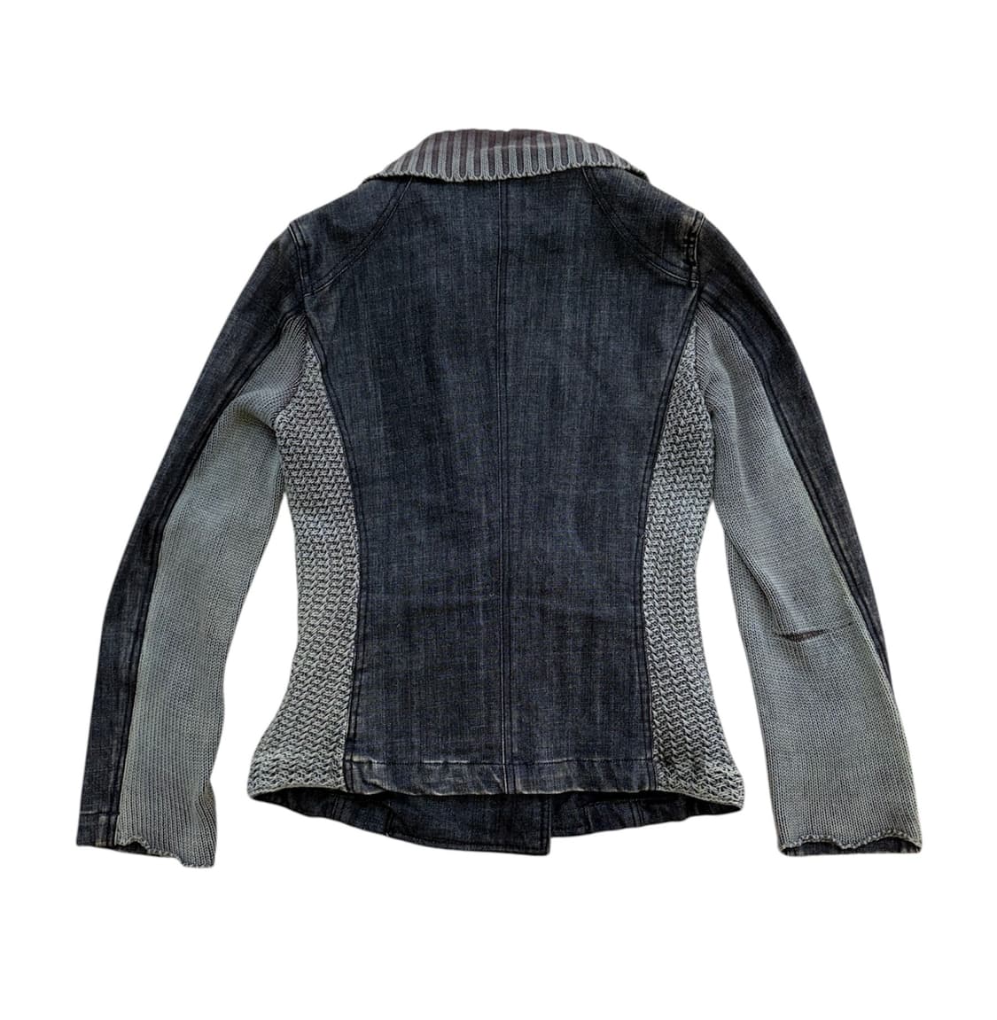 아츠로 타마야 하이넥 데님 니트 자켓 상품이미지4