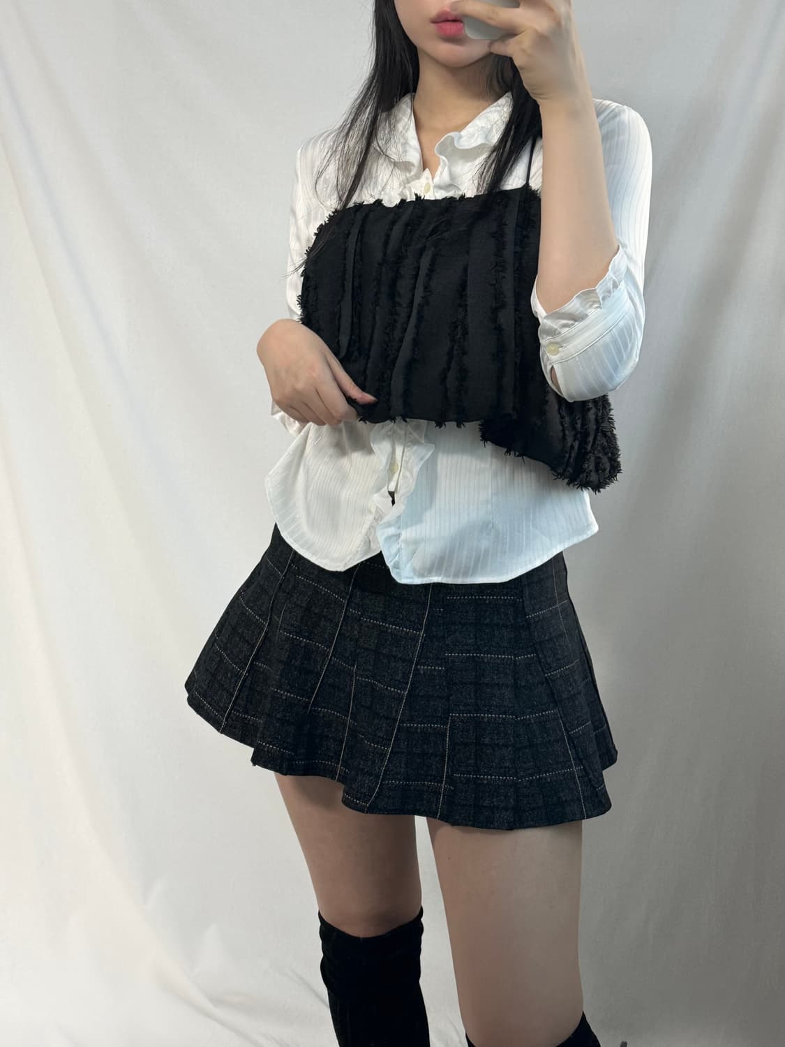 투웨이 미니 스커트  상품이미지3