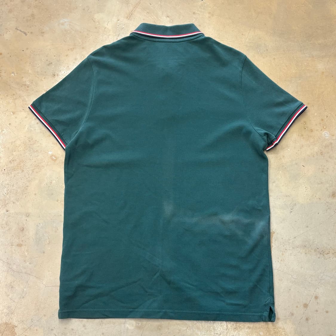 L 몽클레어 그린 카라 반팔티 상품이미지3