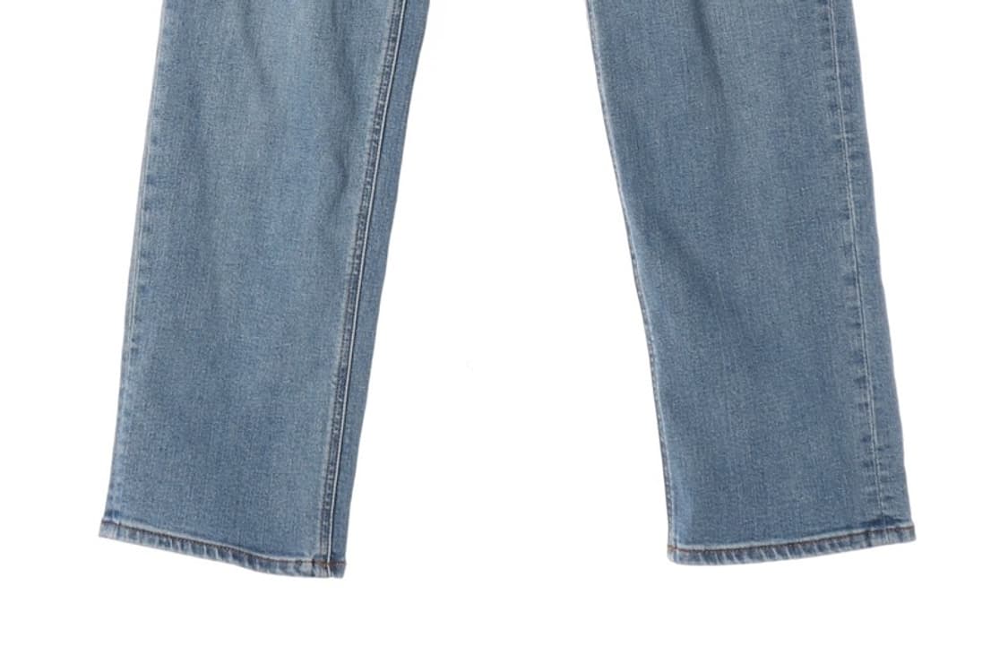 HAZZYS 스트레이트핏 워딩 데님 팬츠 80 상품이미지5