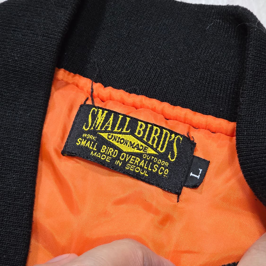 빈티지 블랙 항공 패딩 점퍼 상품이미지7