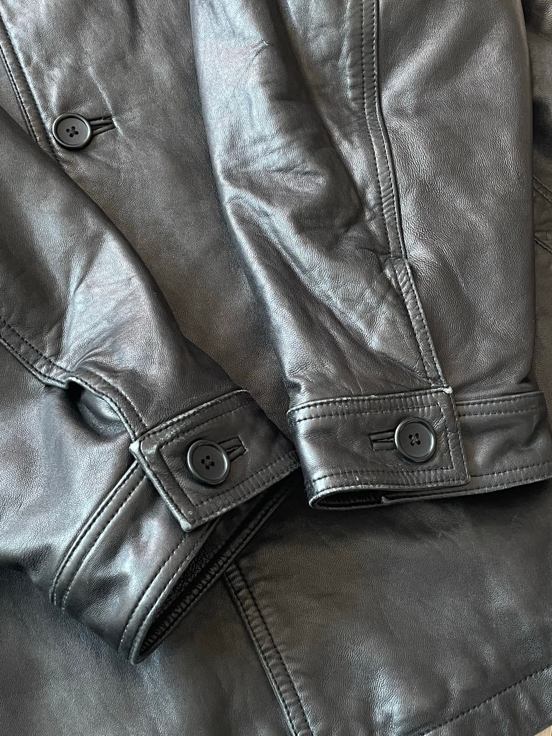 빈티지 바나나리퍼블릭 레더 카코트 올드갭 상품이미지5