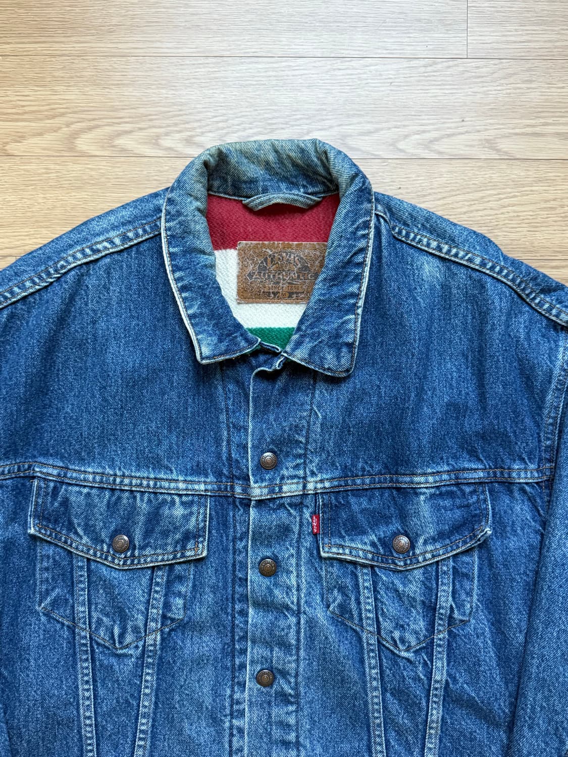 90s USA 리바이스 허드슨베이 데님자켓 상품이미지8