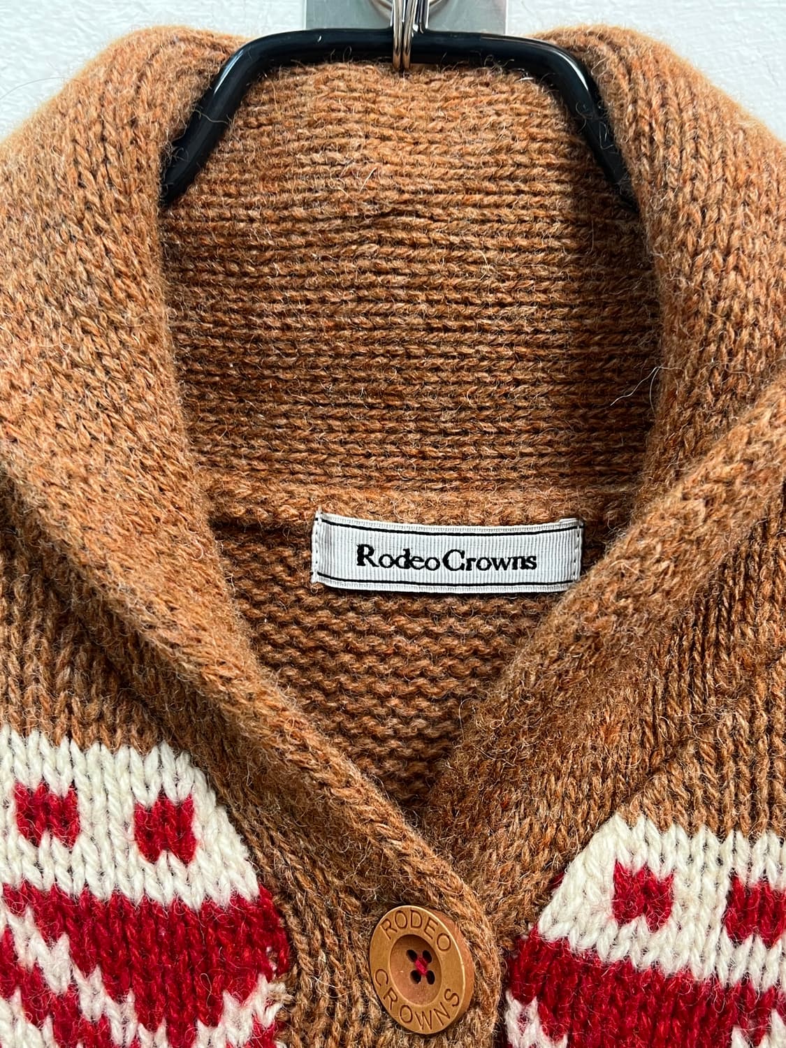 Rodeo Crowns 노르딕 패턴 울 니트 가디건 2 상품이미지2