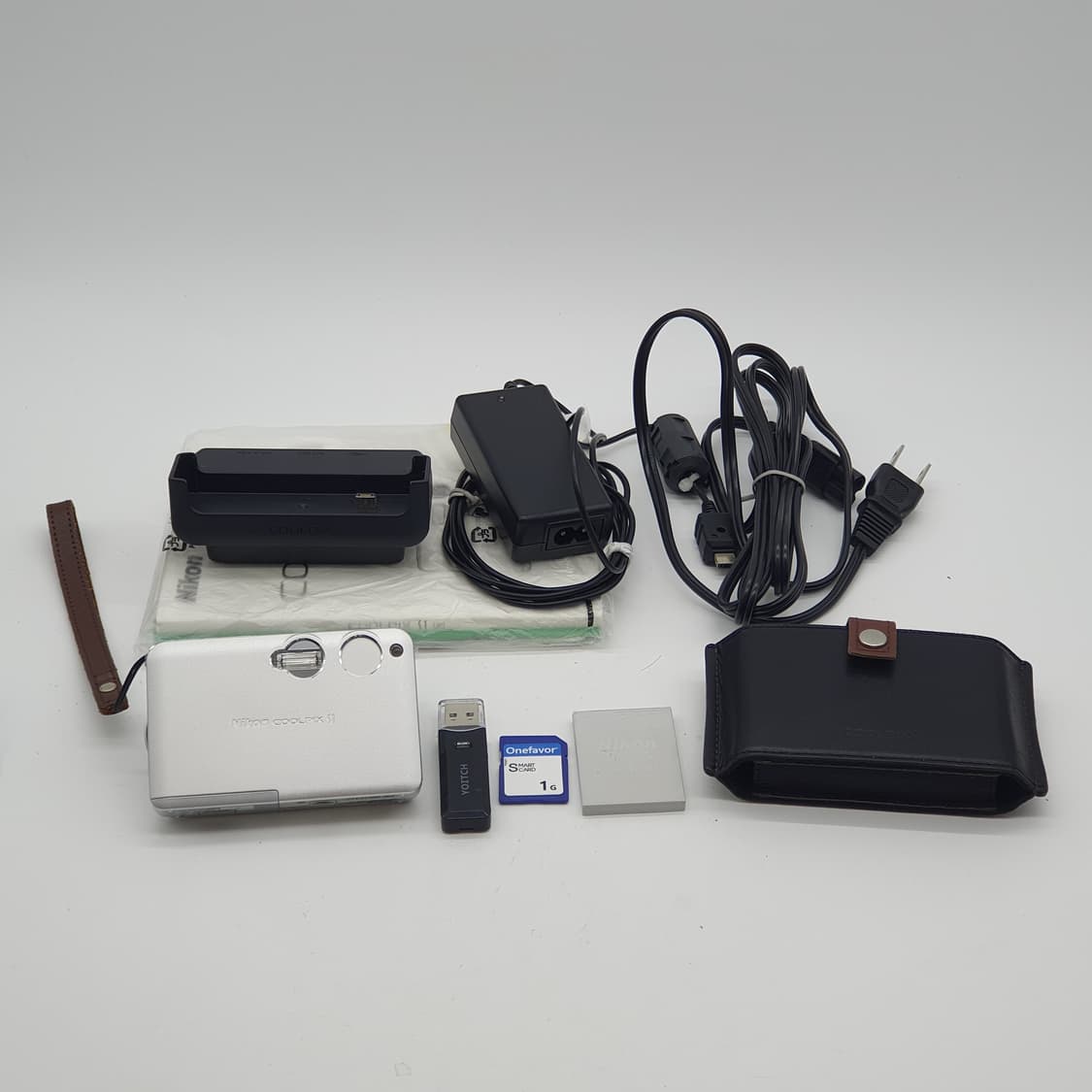 니콘 쿨픽스 S1 전용 케이스 펄 화이트🤍 빈티지 디카 디지털카메라 상품이미지10