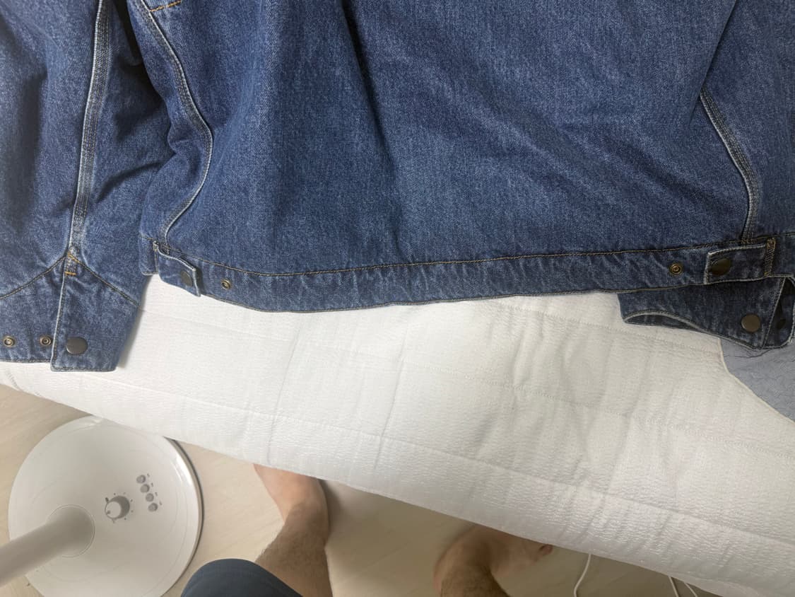 칼하트 WIP OG 디트로이트 자켓 블루 더스티 해밀턴 브라운 상품이미지4