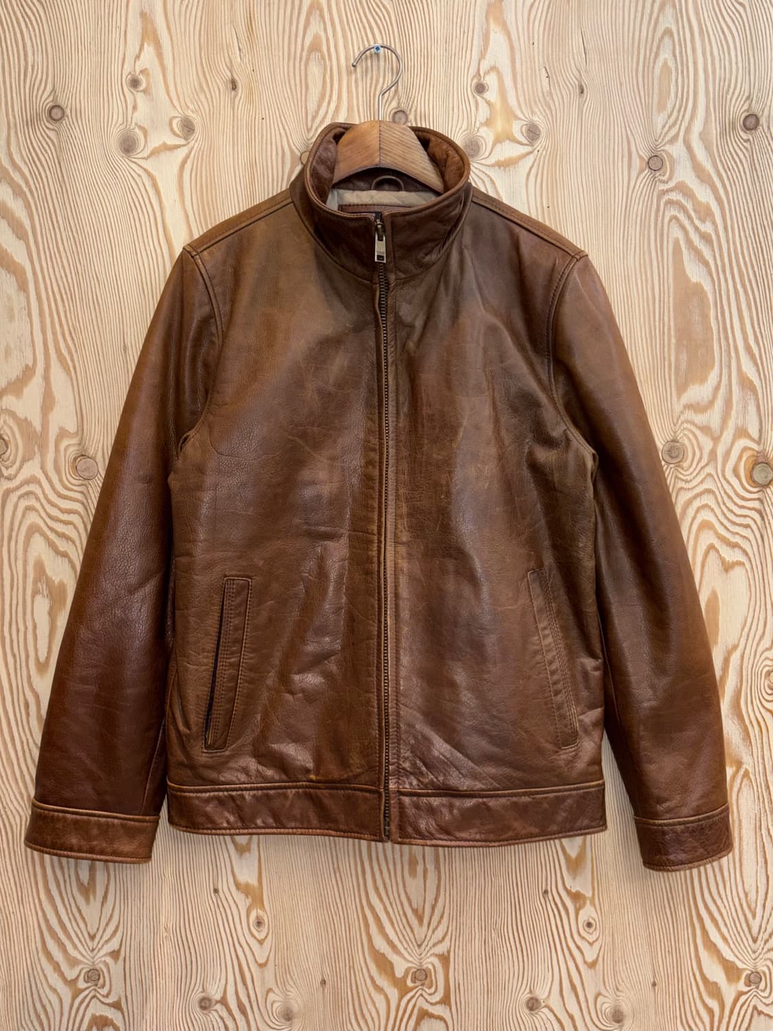 윌슨즈 레더자켓 브라운 상품이미지1